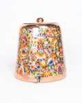 Set de Vasos Altos de Cobre - Diseño Floral