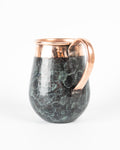 Taza de Cobre - Negro Verde Oxidado