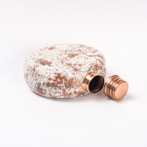 Cantiflora de Cobre - Mármol Blanco