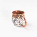 Taza de Cobre - Blanco Patinado