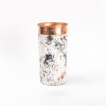 Vaso Alto de Cobre - Blanco Patinado